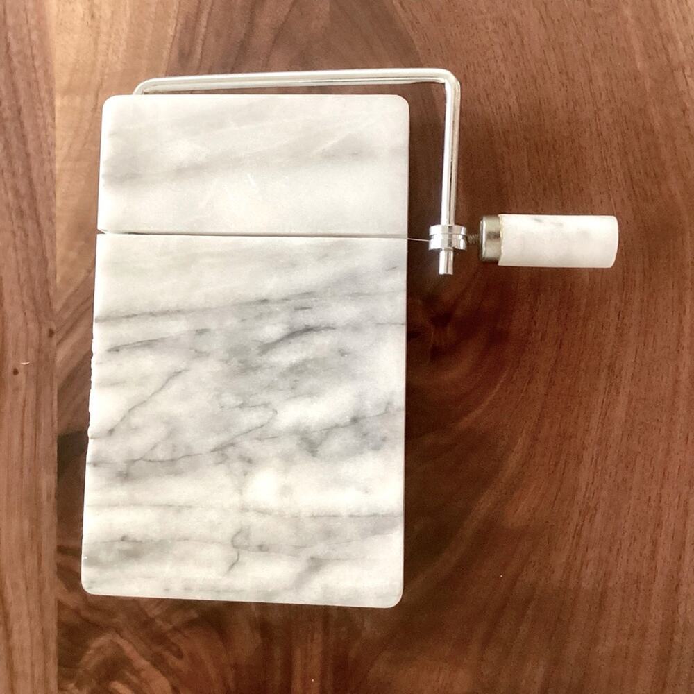 White Marble Cheese Slicer